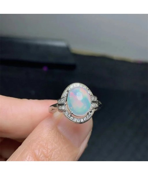 Sterling Silver 925 Opal Ring for Women prix