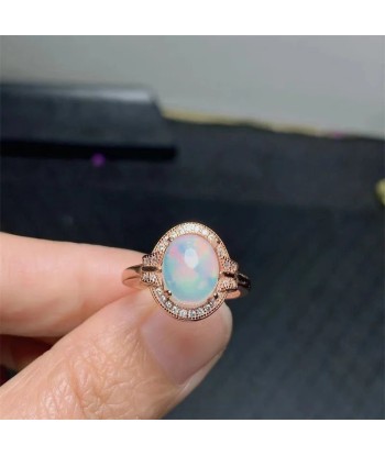 Sterling Silver 925 Opal Ring for Women prix