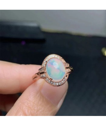 Sterling Silver 925 Opal Ring for Women prix