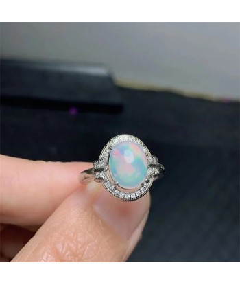 Sterling Silver 925 Opal Ring for Women prix