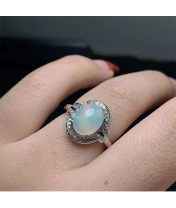 Sterling Silver 925 Opal Ring for Women prix