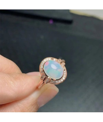 Sterling Silver 925 Opal Ring for Women prix