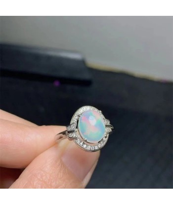 Sterling Silver 925 Opal Ring for Women prix