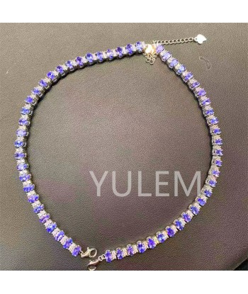 925 Sterling Silver Tanzanite Bracelet, 0.54ctw, Simple and Luxurious for Women hantent personnes