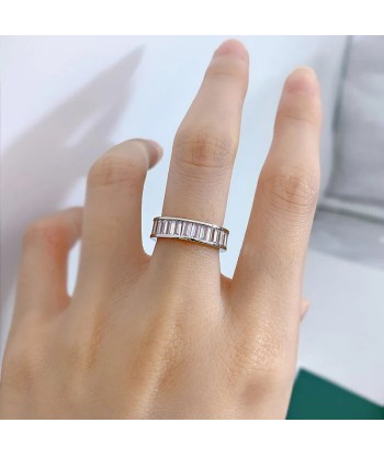 925 Sterling Silver Moissanite Wedding Ring for Women votre