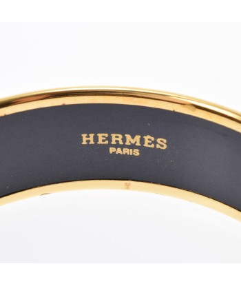 HERMES Hermes Emayle GM carriage pattern black unisex GP bangle 50-70% off 