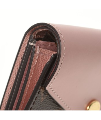 LOUIS VUITTON Monogram Portofeuil Zoe Rose Ballerine M62933 Womens Canvas Tri-Fold Wallet Fin de série