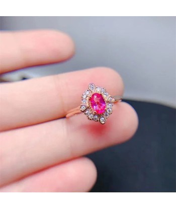 925 Silver Garnet Citrine Opal Spinel Peridot Adjustable Ring for Women Comparez et commandez 