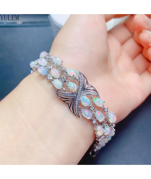 Sterling Silver Australian Opal Bracelet for Women Comparez plus de prix