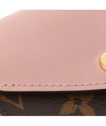 LOUIS VUITTON Monogram Portofeuil Zoe Rose Ballerine M62933 Womens Canvas Tri-Fold Wallet Fin de série