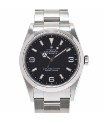 ROLEX Explorer 1 EX1 114270 Mens SS watch self-winding black dial votre