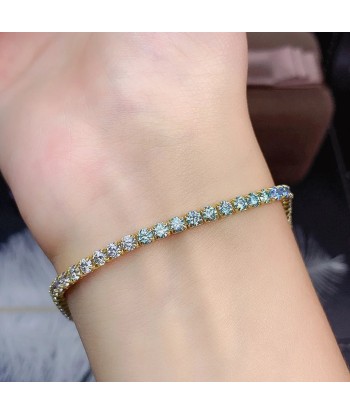 Sterling Silver 45pcs 3mm Moissanite Bracelets for Her prix