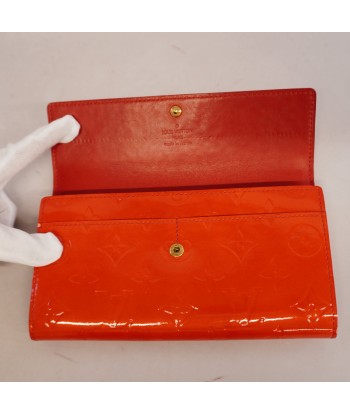 Auth Louis Vuitton Monogram Vernis Pochette Portomone Credit M91281 Wallet hantent personnes