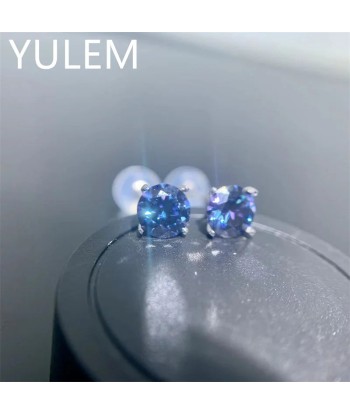 White Gold 1 Carat Diamond Stud Earrings for Women Venez acheter