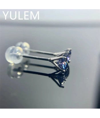 White Gold 1 Carat Diamond Stud Earrings for Women Venez acheter